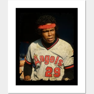 Rod Carew in Los Angeles Angels of Anaheim Posters and Art